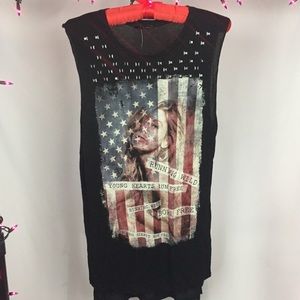 Wild Spirit Muscle Tee Punk America